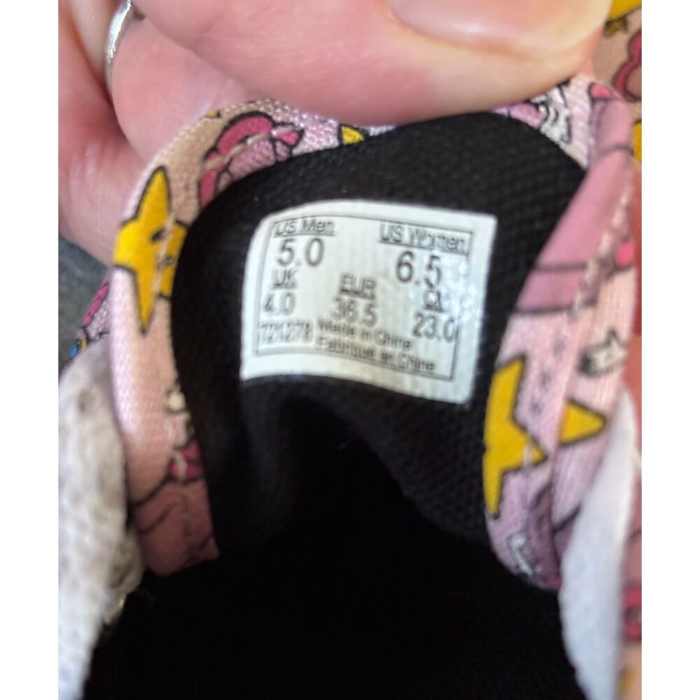 Vans Nintendo x "Princess Peach" Sneakers Size Women's 6.5 - Picture 6 of 6